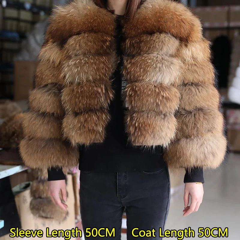 Brown Fur Maomaokong Obese Coat