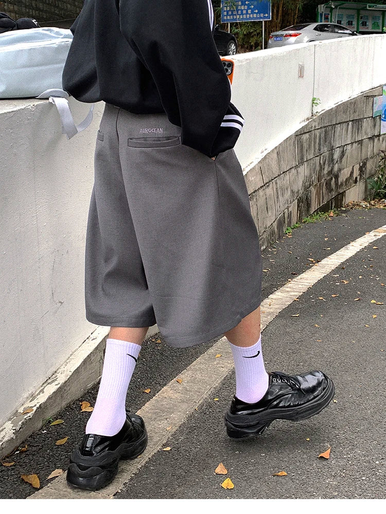 Mauroicardi  Grey Pleated Shorts