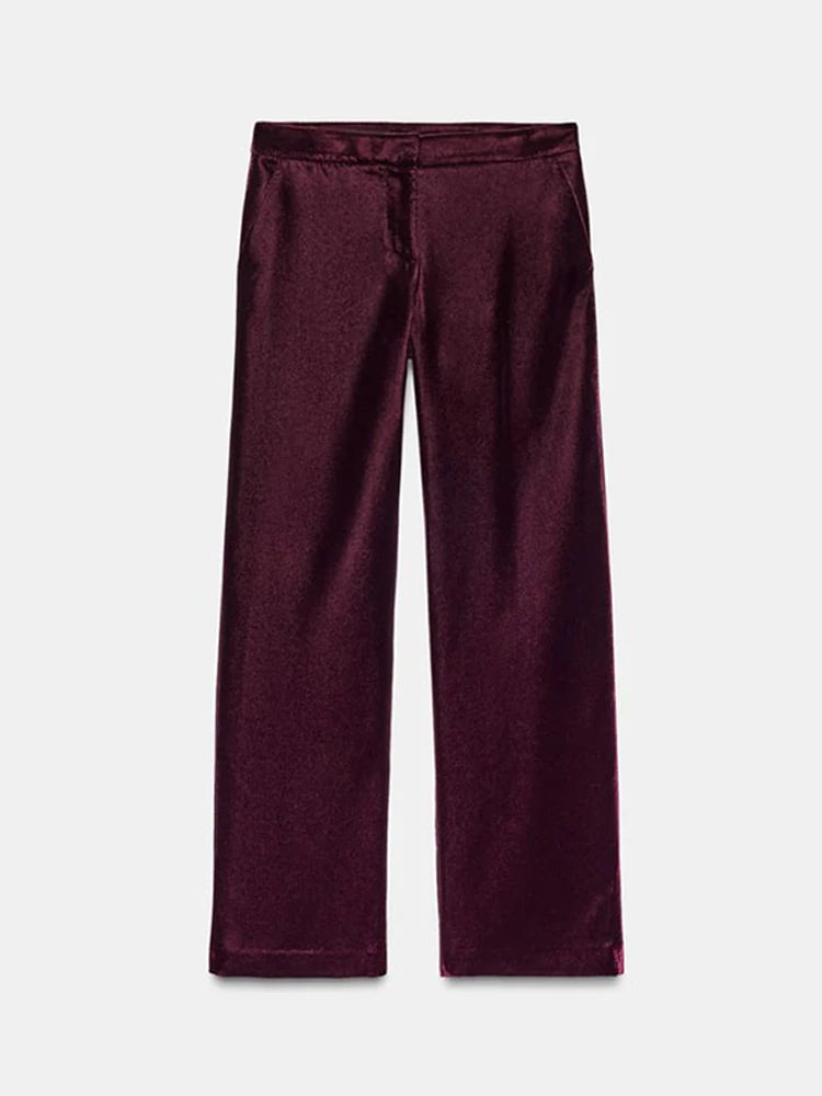 Velvet Faux Fur Suit