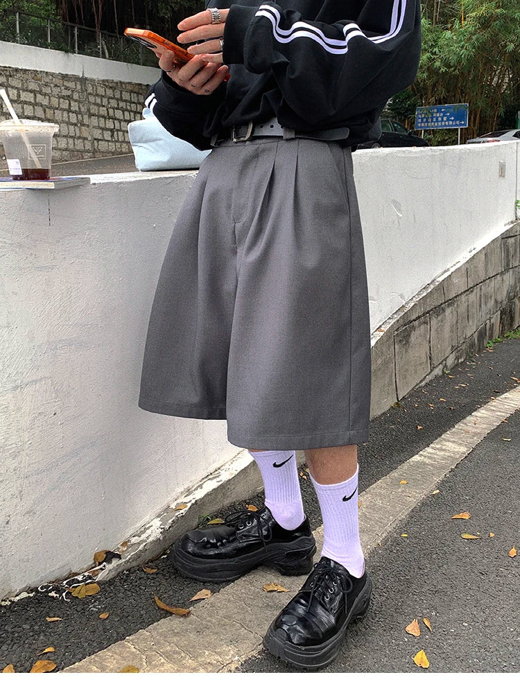 Mauroicardi  Grey Pleated Shorts