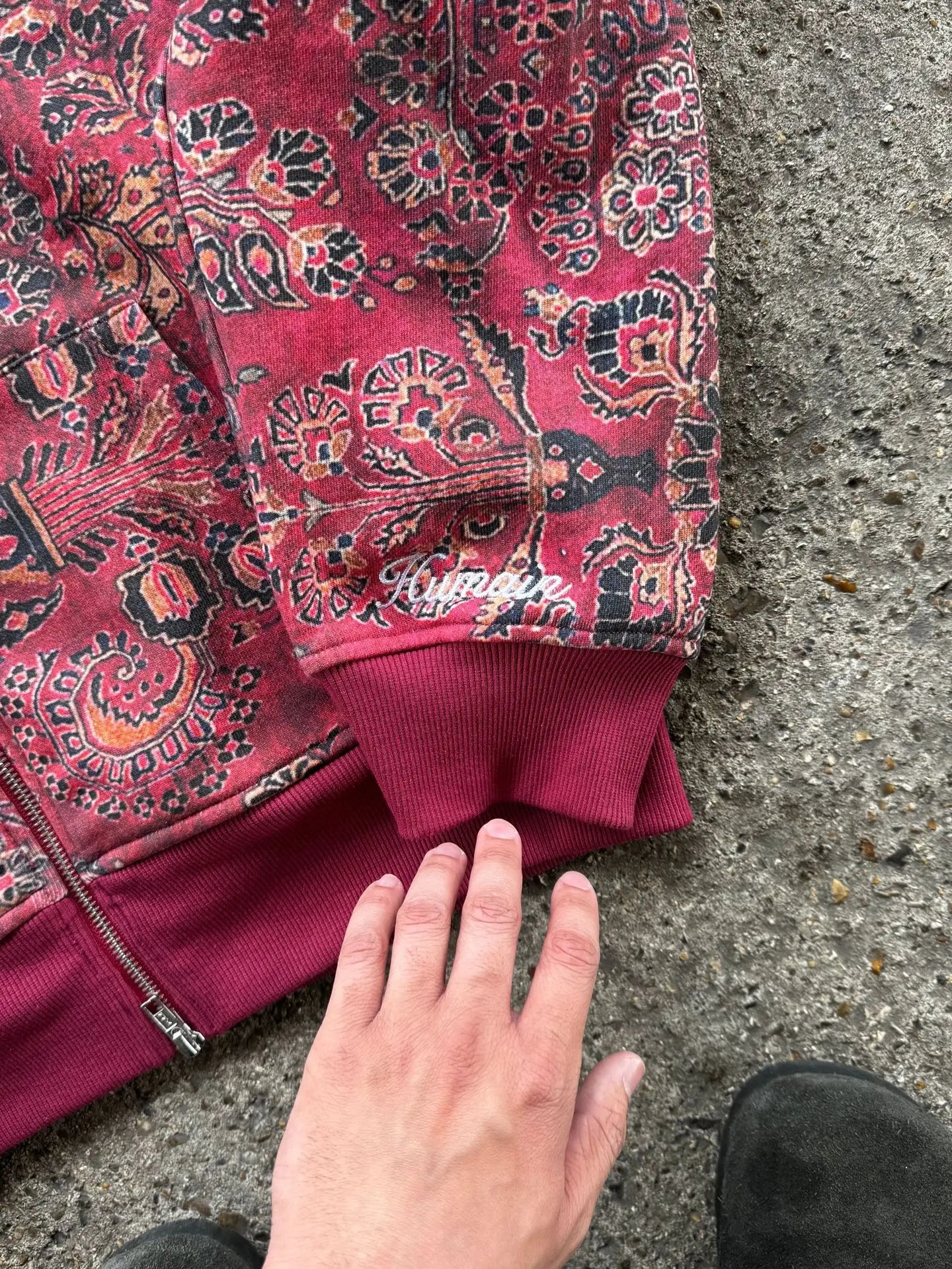 Street Retro Zipper Hoodie