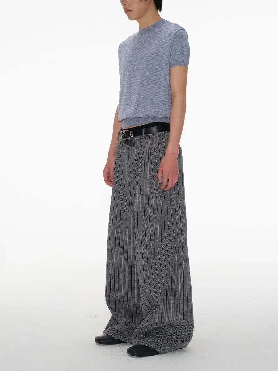 Mauroicardi Oversized Long Grey Trousers