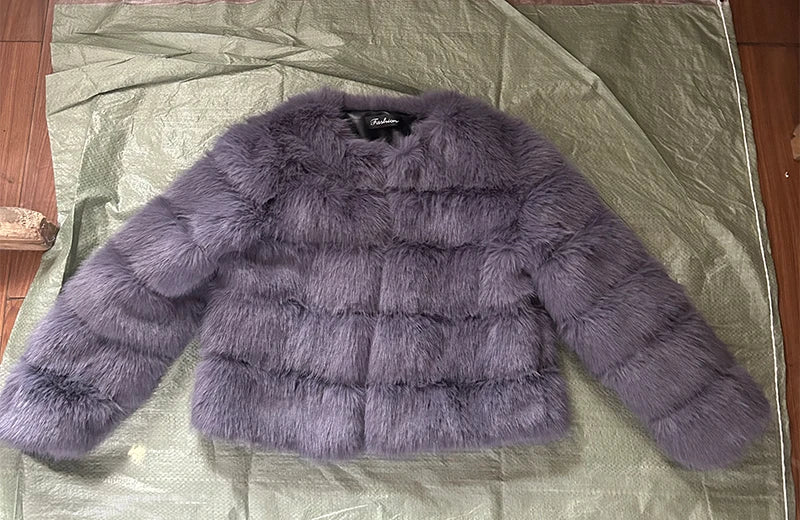 Women's Fashion Faux Fur Coat