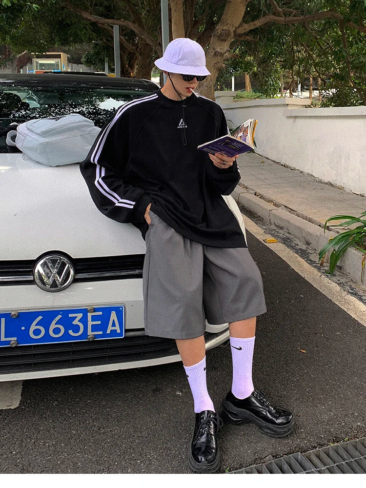 Mauroicardi  Grey Pleated Shorts