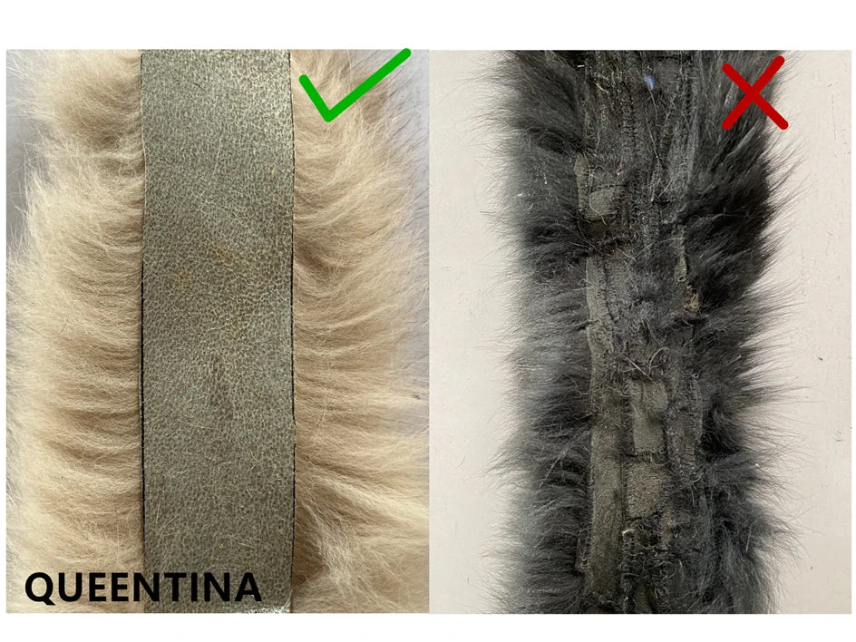 QUEENTINA  Real Fox Fur Coat