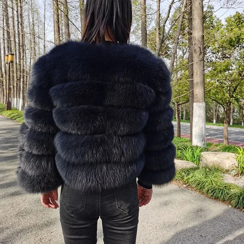 Women's Fashion Faux Fur Coat