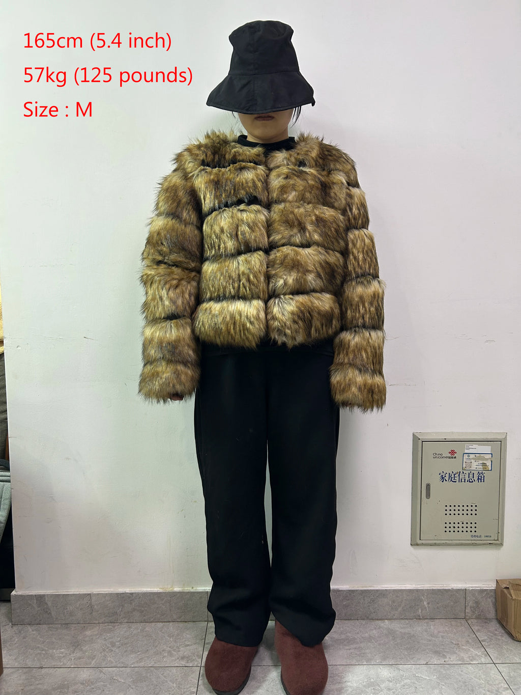 Women's Fashion Faux Fur Coat