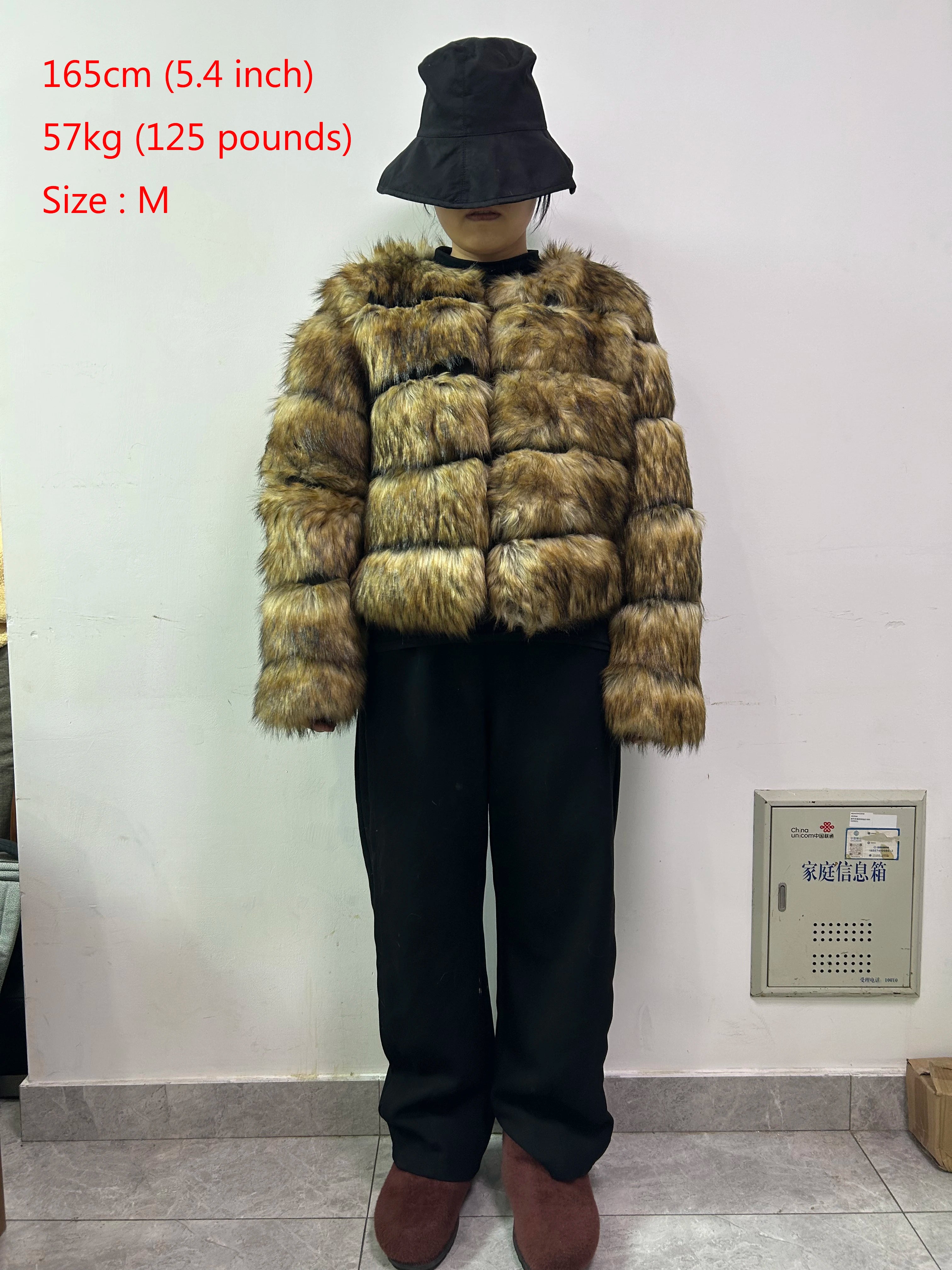 Women's Fashion Faux Fur Coat