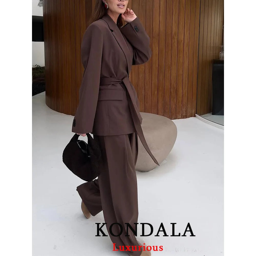 KONDALA Office Lady Casual Chic Set