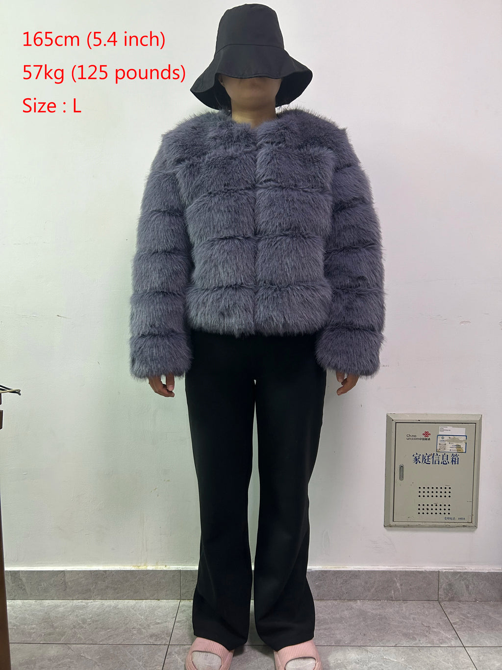 Women's Fashion Faux Fur Coat