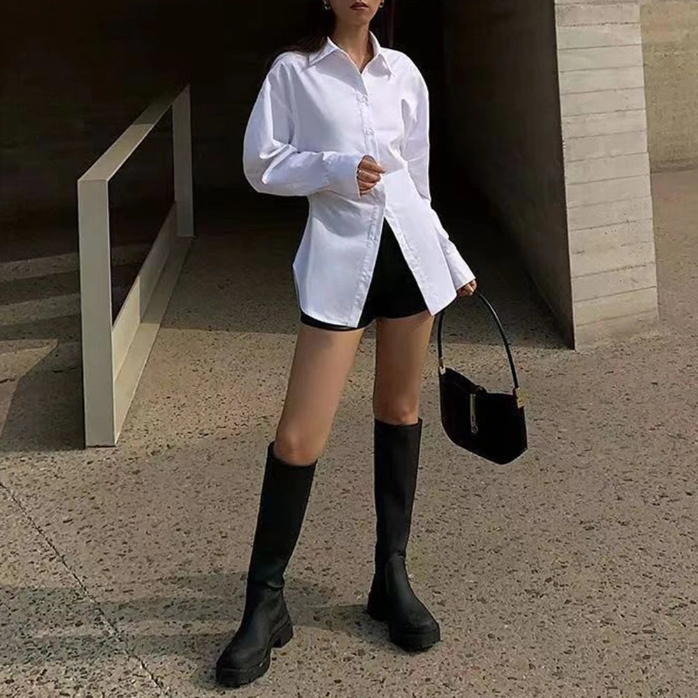 Fashion Bowknot Business Blouse