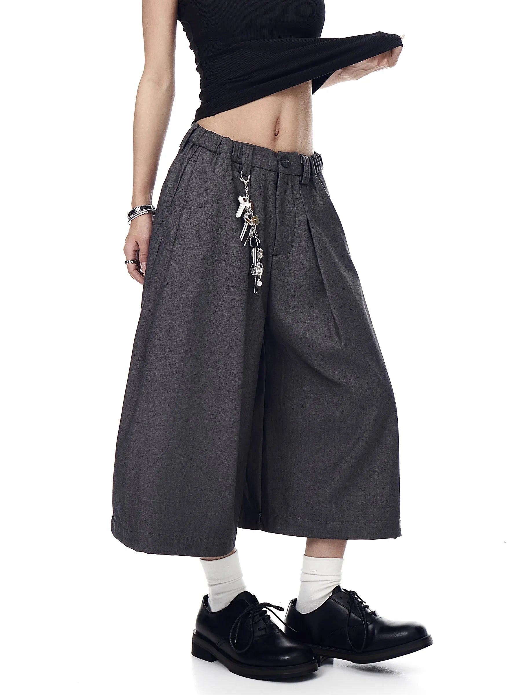 Mauroicardi Baggy Casual Wide Leg Short