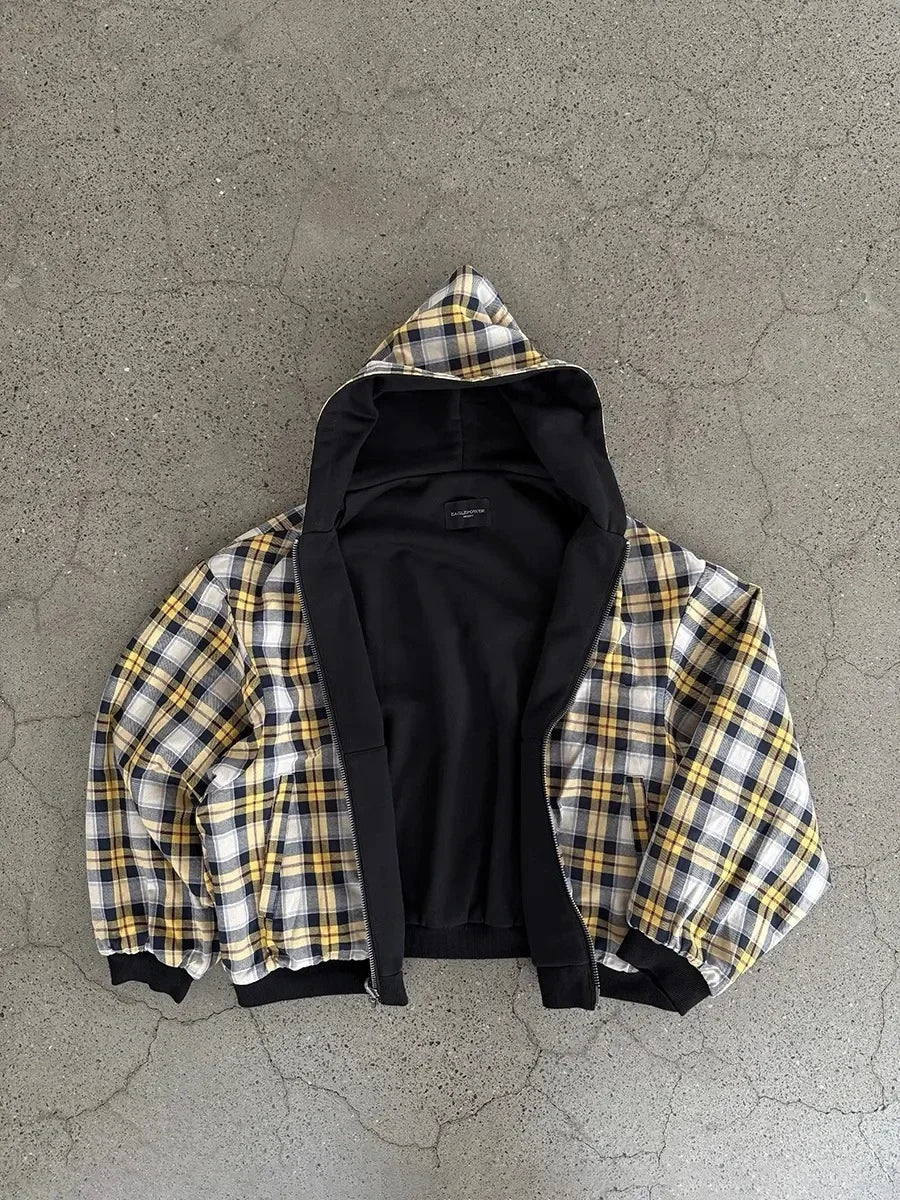 Simple Plaid Double-Sided Coat