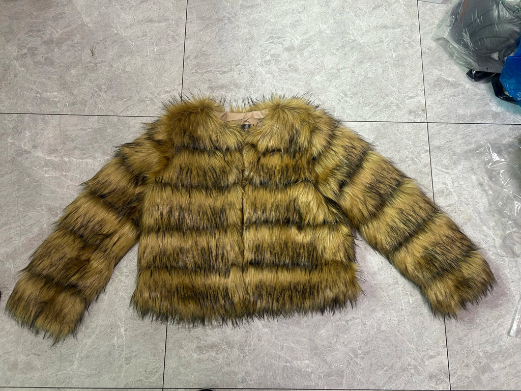 Women's Fashion Faux Fur Coat