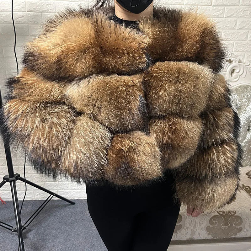 Brown Fur Maomaokong Obese Coat