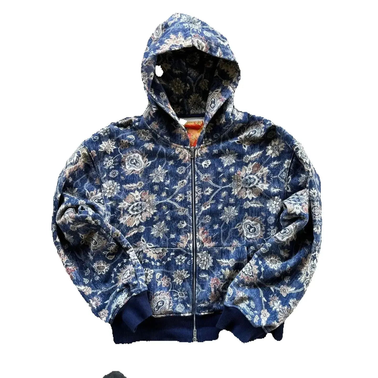 Street Retro Zipper Hoodie