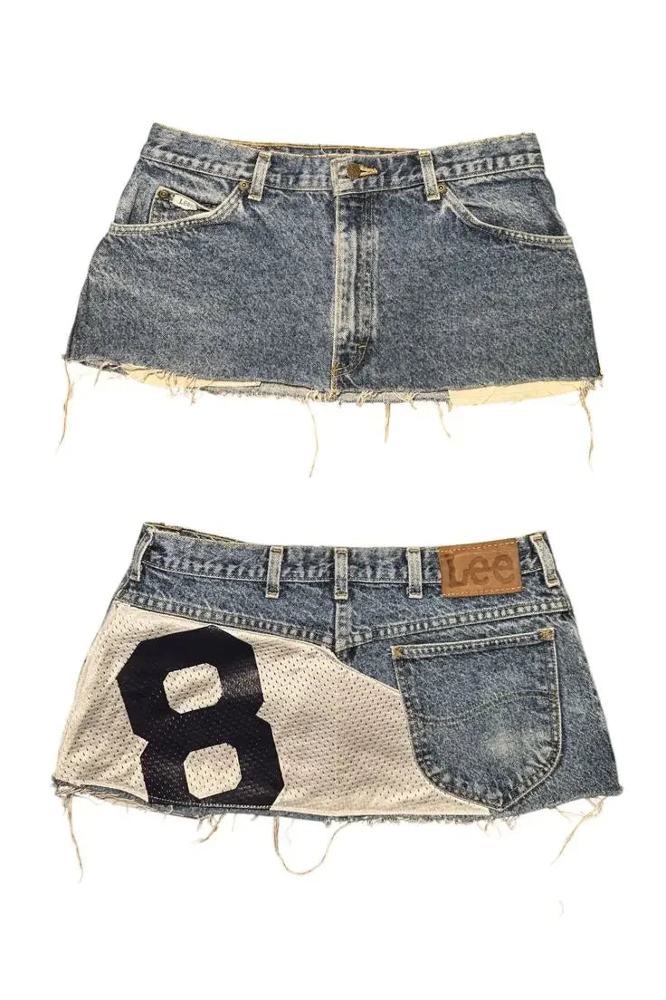 Harajuku Vintage Letter Mini Skirt