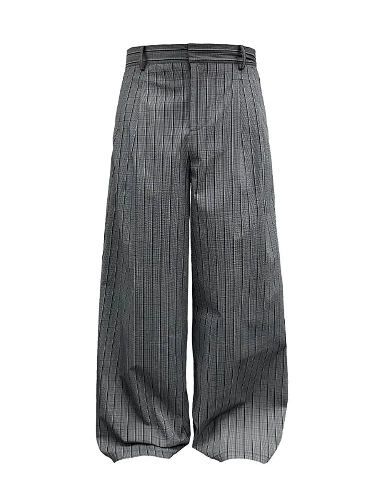 Mauroicardi Oversized Long Grey Trousers