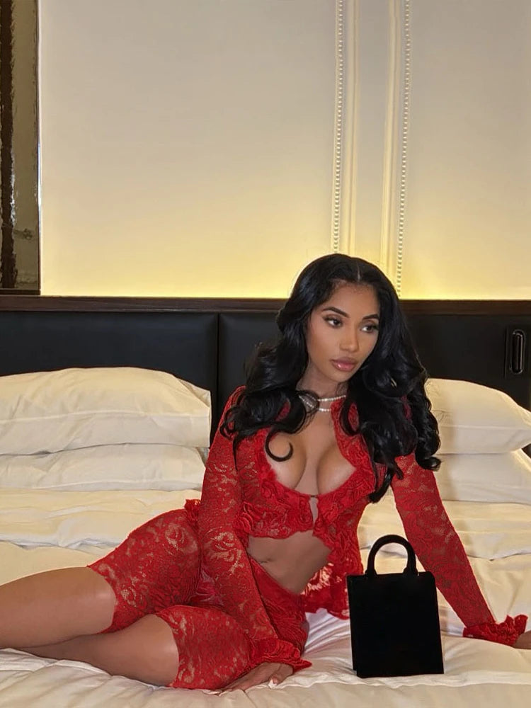 Nibber Summer Jacquard  2 Piece Set