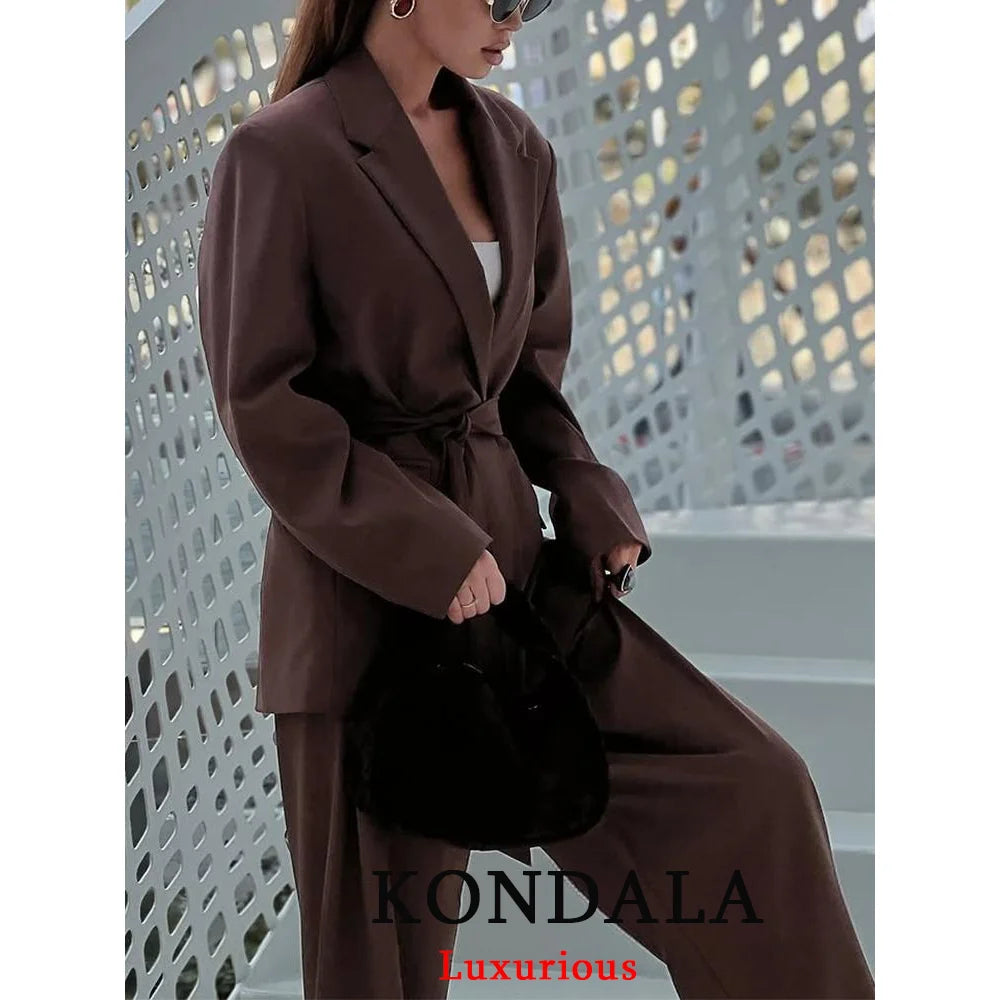 KONDALA Office Lady Casual Chic Set