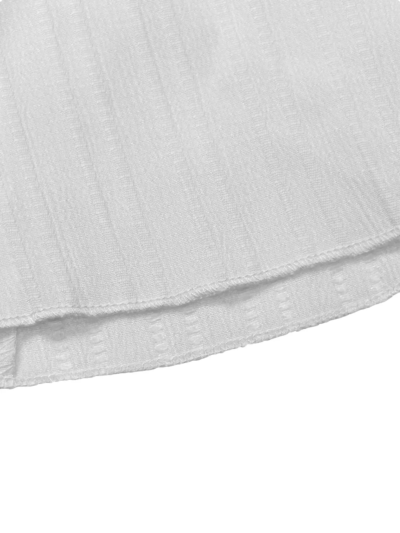 Slim-Fit V-Neck Bell-Sleeve Shirt