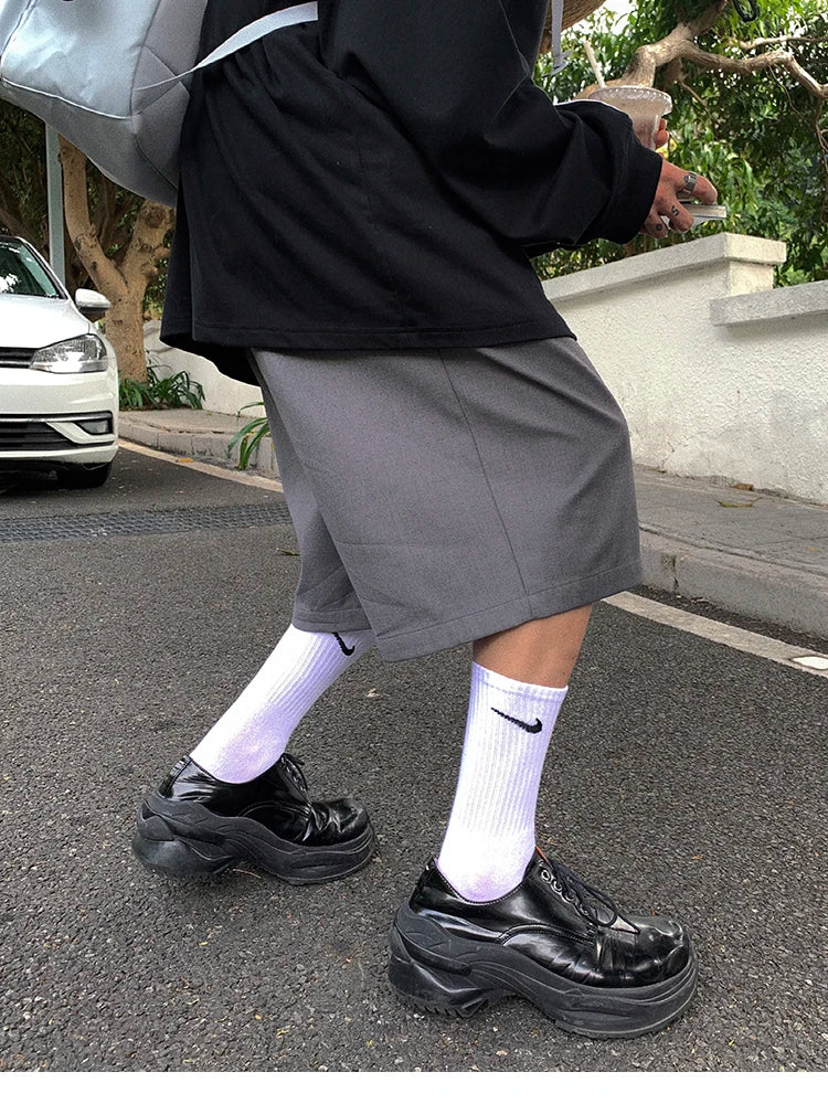 Mauroicardi  Grey Pleated Shorts