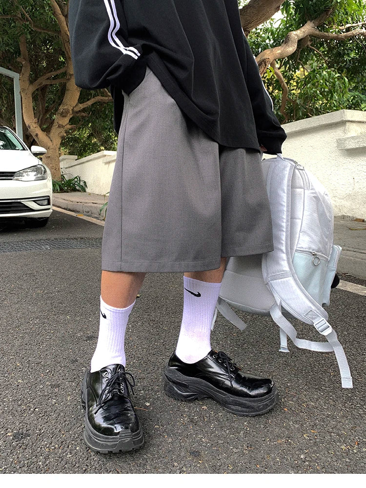 Mauroicardi  Grey Pleated Shorts