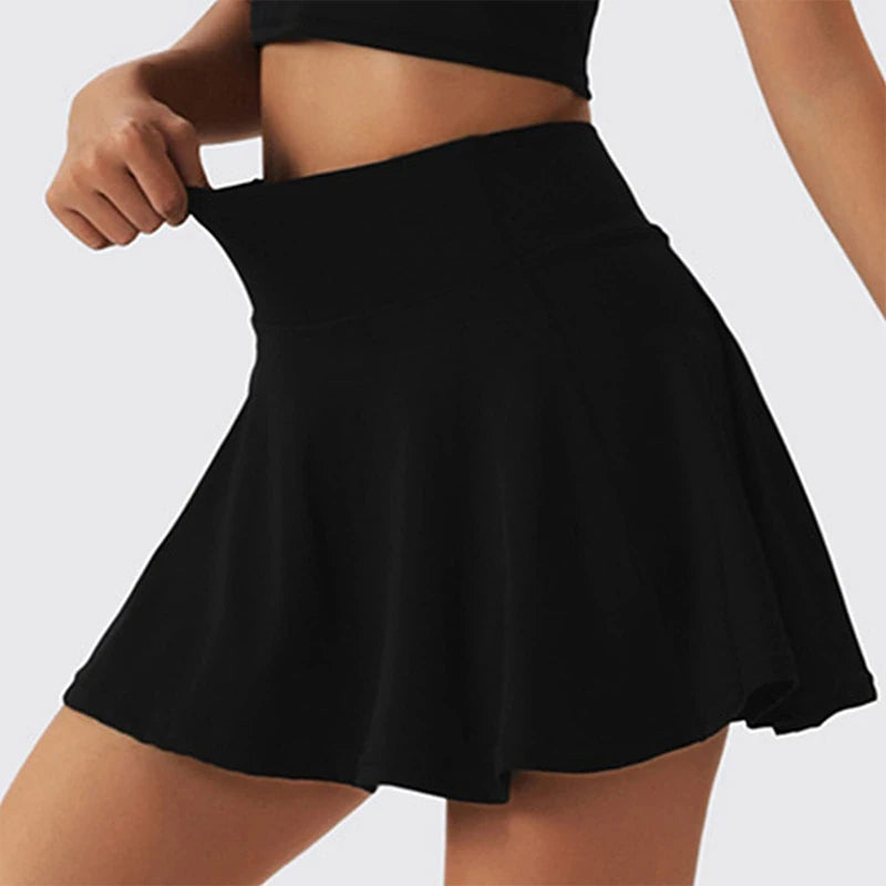 High Waisted Sport Short Skirt