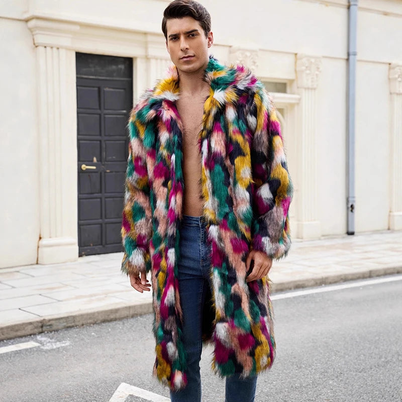 PFHQ Long Faux Fur Jacket