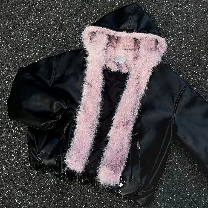 2025 Vintage Fur Collar Jacket