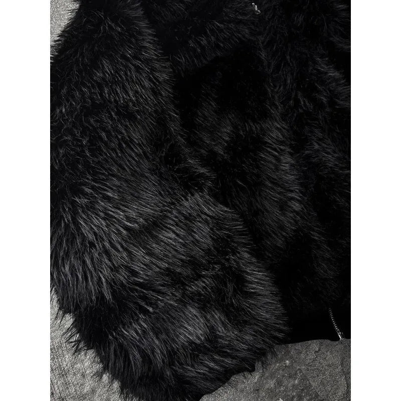 Reversible Faux Fur Coat