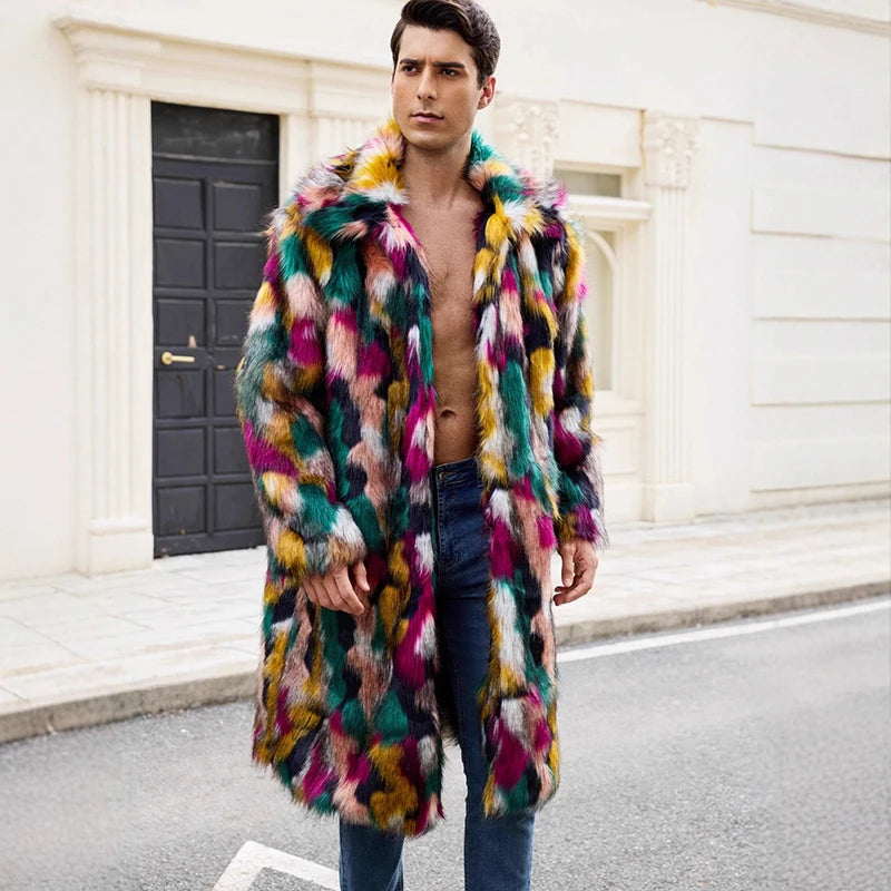 PFHQ Long Faux Fur Jacket