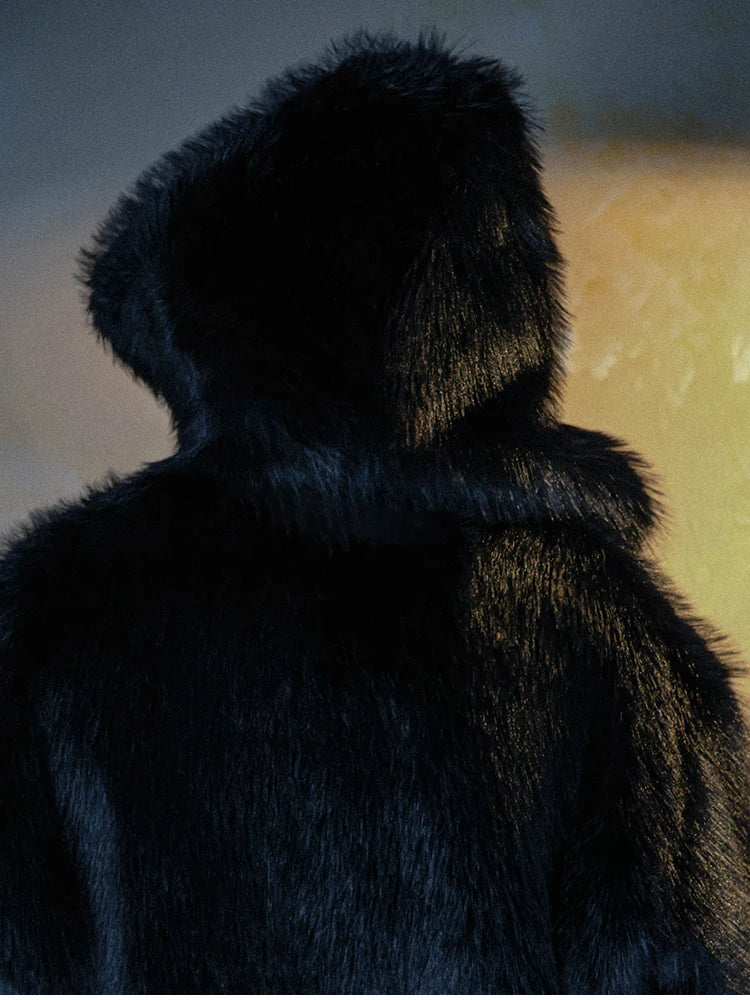 Mauroicardi Short Oversized Fur Coat