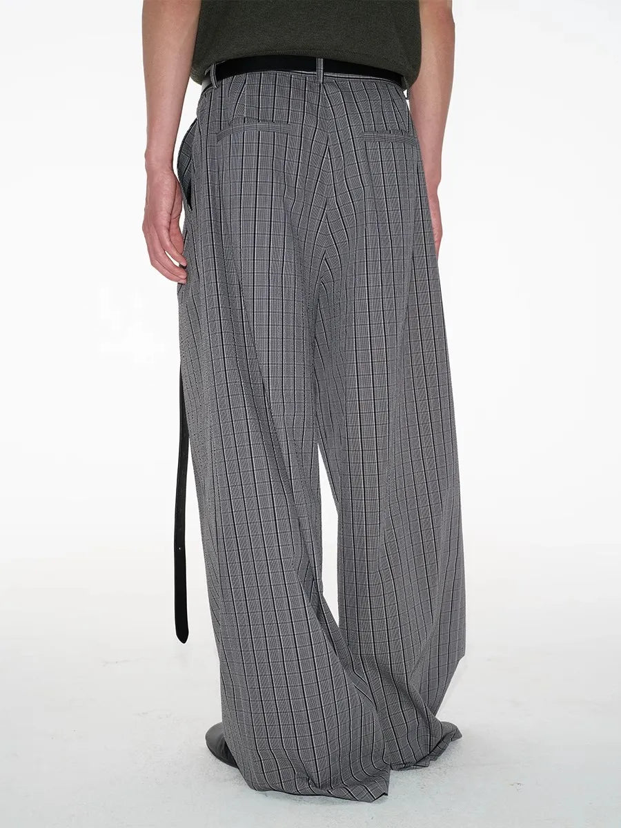 Mauroicardi Oversized Long Grey Trousers