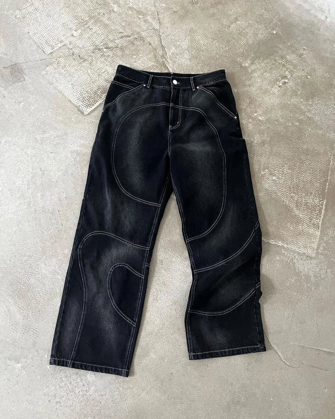 Y2K Motorcycle Denim Set