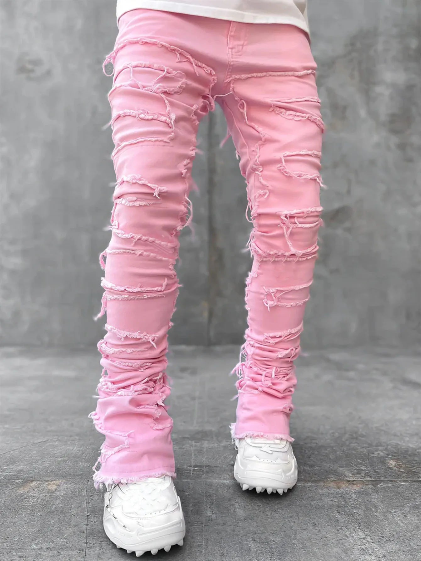 Regular Fit Stacked Jeans