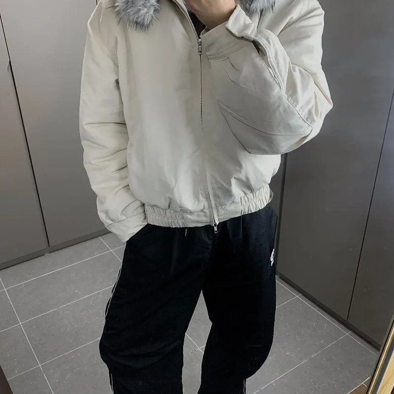 Winter Y2K Harajuku Bomber Jacket