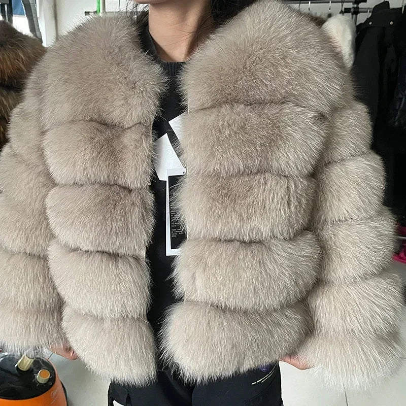 Women's Fashion Faux Fur Coat
