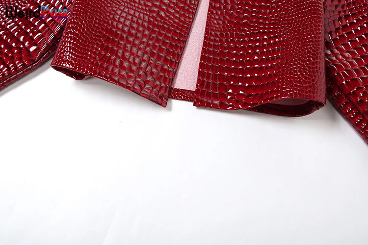 Weird Puss Faux Leather Jacket