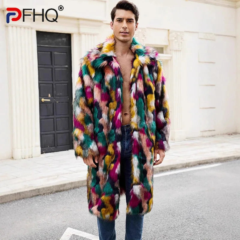 PFHQ Long Faux Fur Jacket