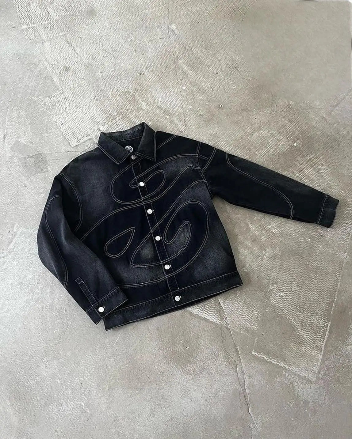 Y2K Motorcycle Denim Set