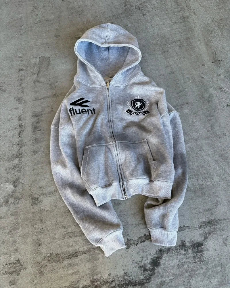 Embroidered Hoodie Set