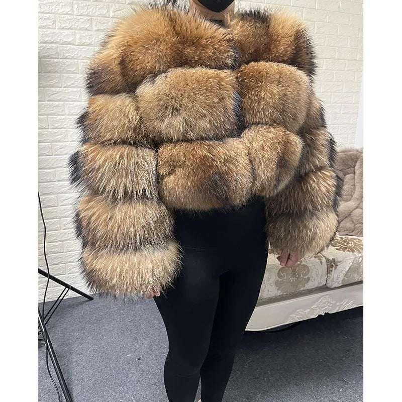 Brown Fur Maomaokong Obese Coat