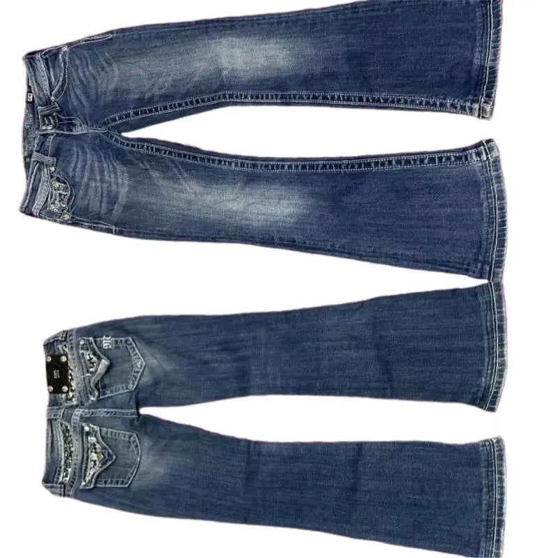 2000's Retro Miss Me Boot Cut Jeans
