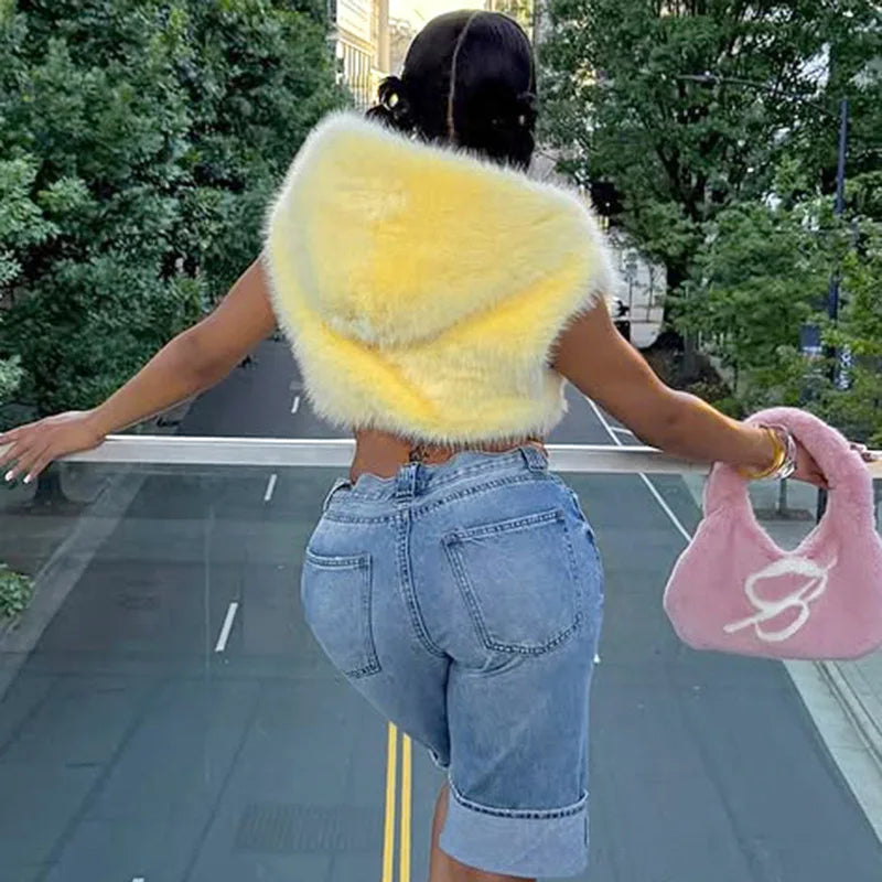 STYLISH LADY Faux Fur Jacket