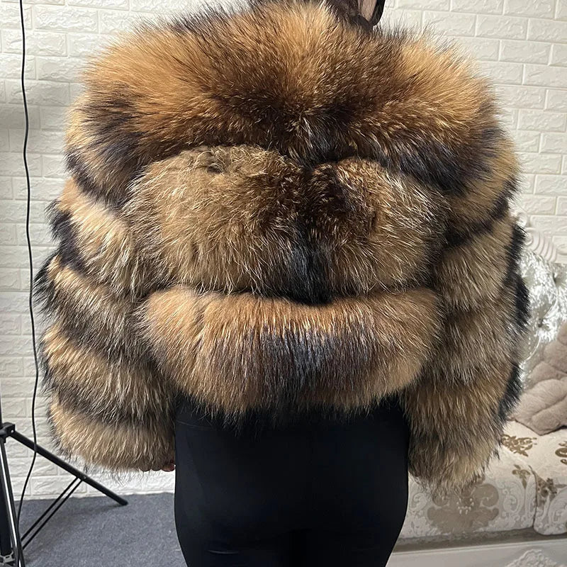 Brown Fur Maomaokong Obese Coat