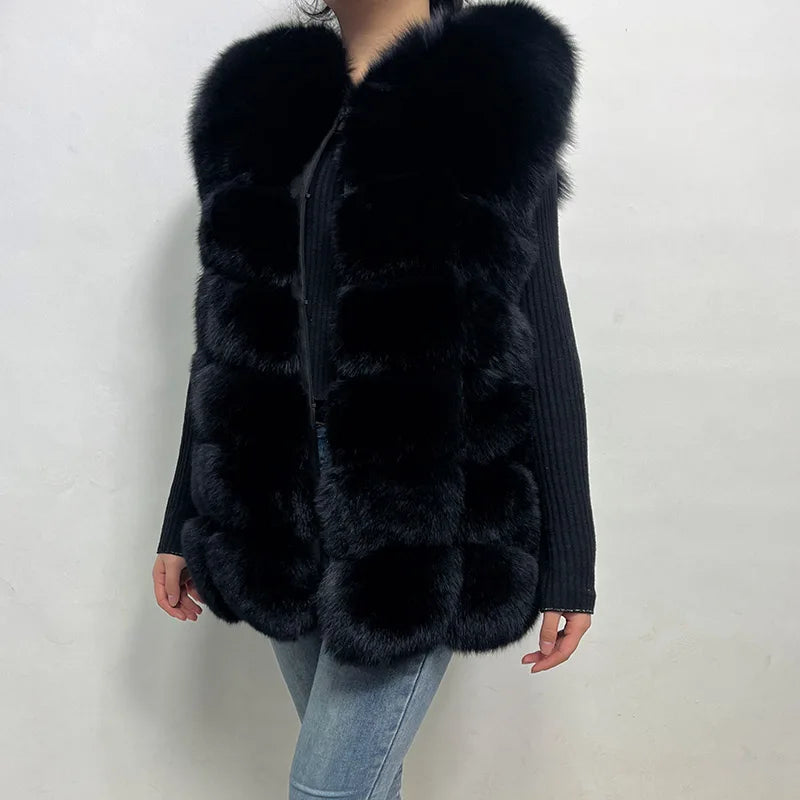 Brown Fur Maomaokong Obese Coat